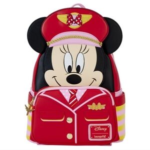 Loungefly Minnie Mouse Pilot Cosplay Mini Backpack Limited Edition Price Firm